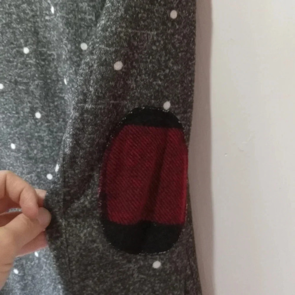 Long Sleeve Tees Bundle of 3 Yellow Purple Striped Black Red Buffalo Plaid Small - Picture 11 of 16